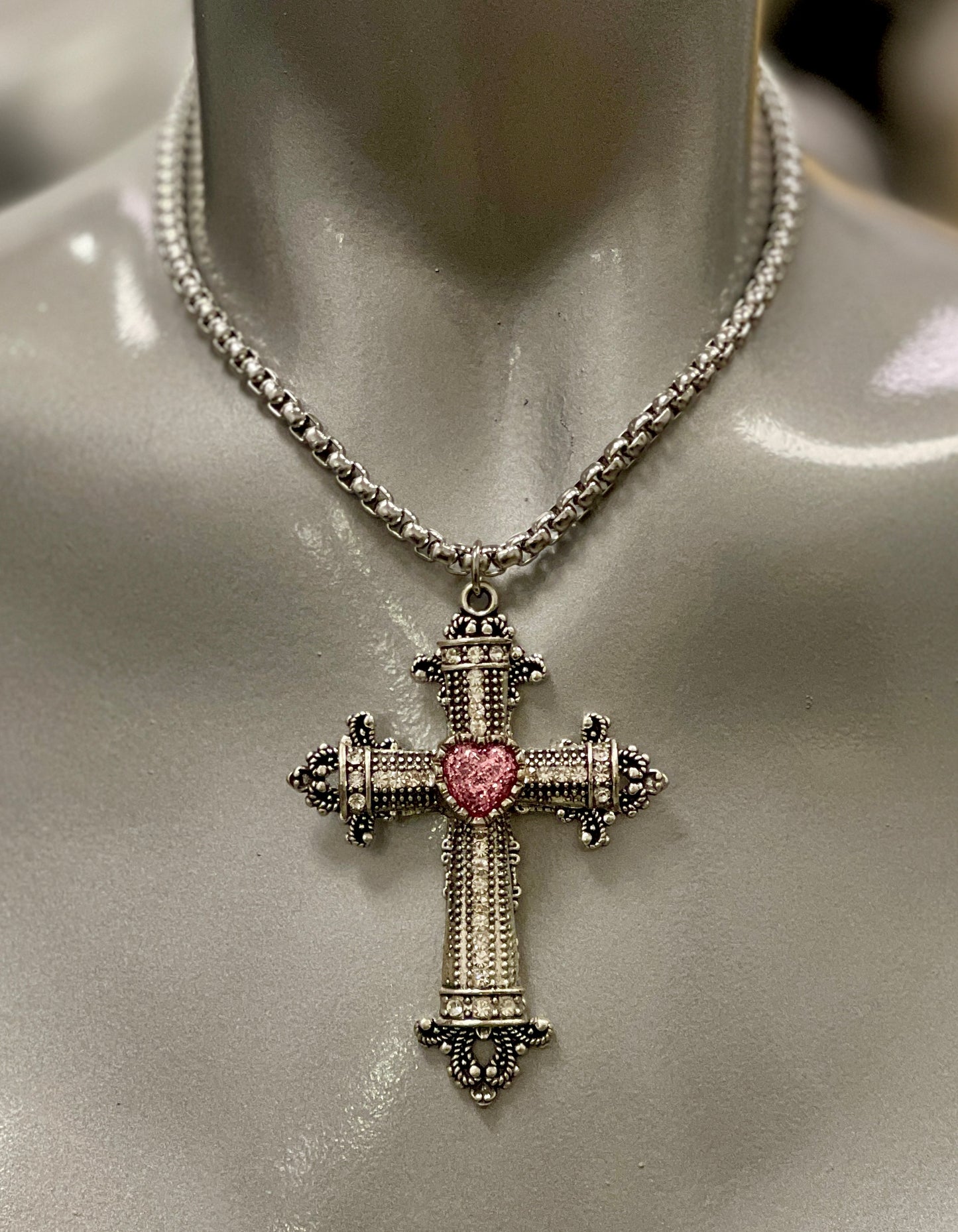 “Pink Heart” 3DCross