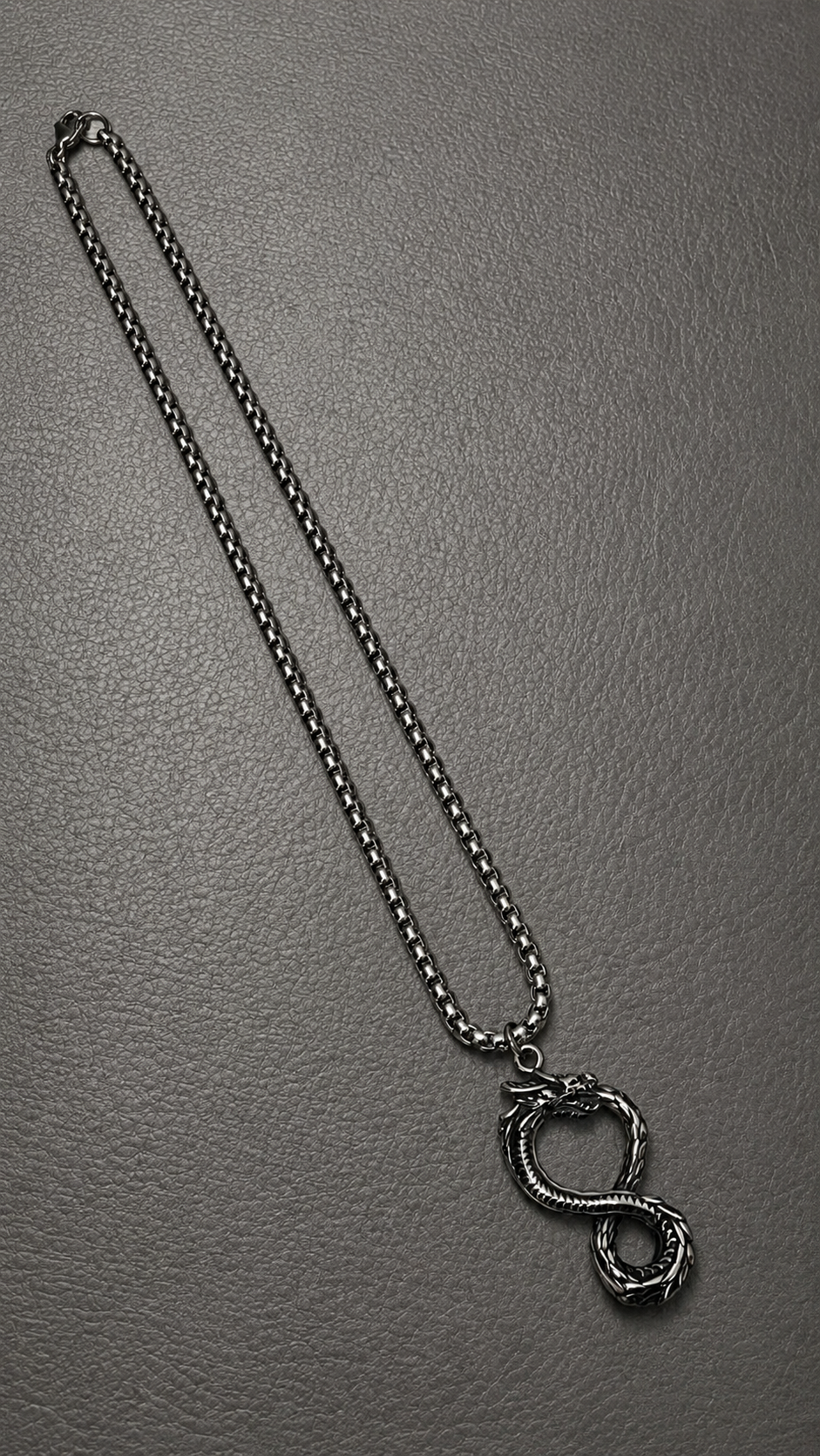 “Ouroboros” Stainless Steel Necklace