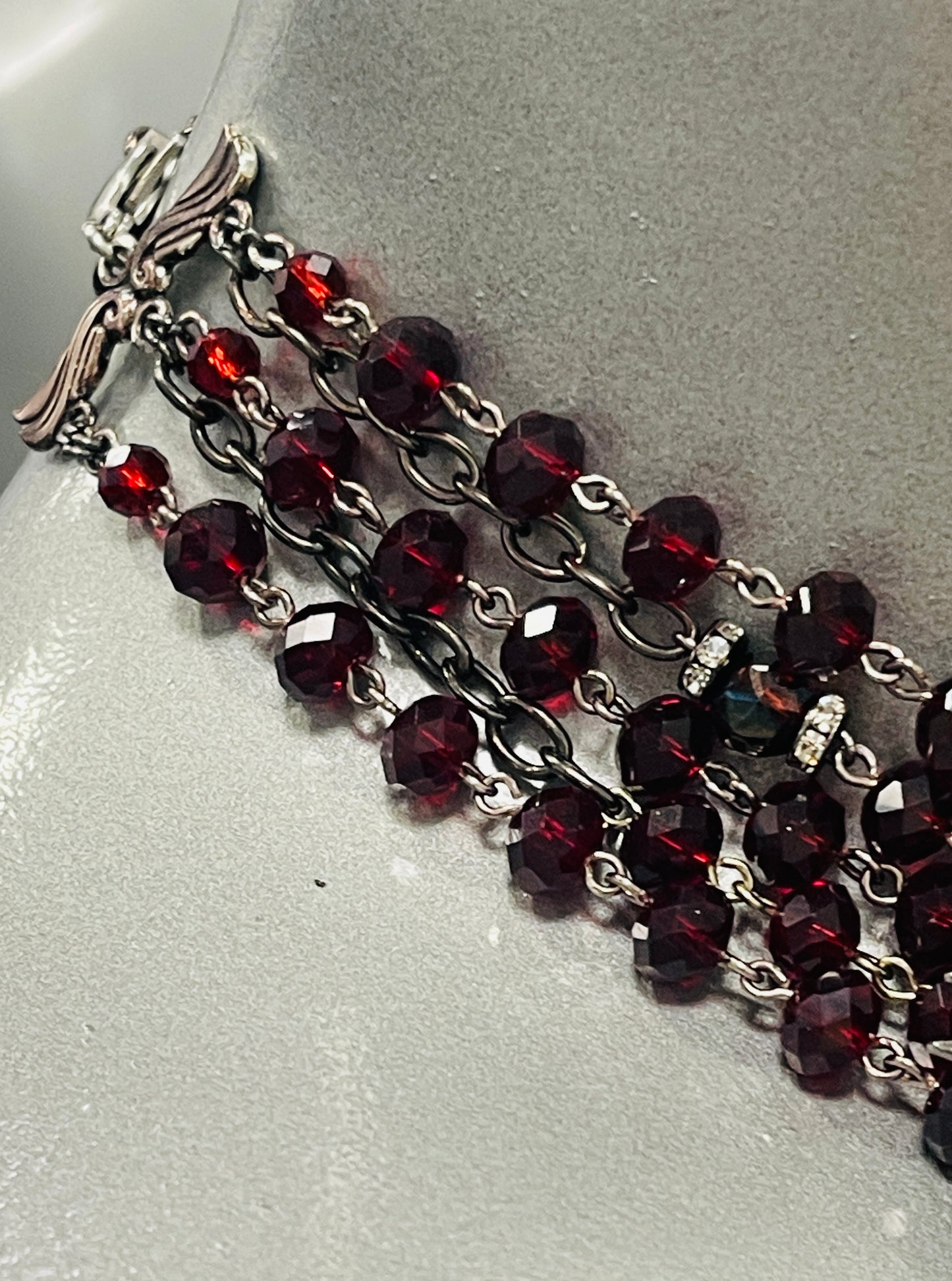 “Dark Romance” 5 Strand Necklace