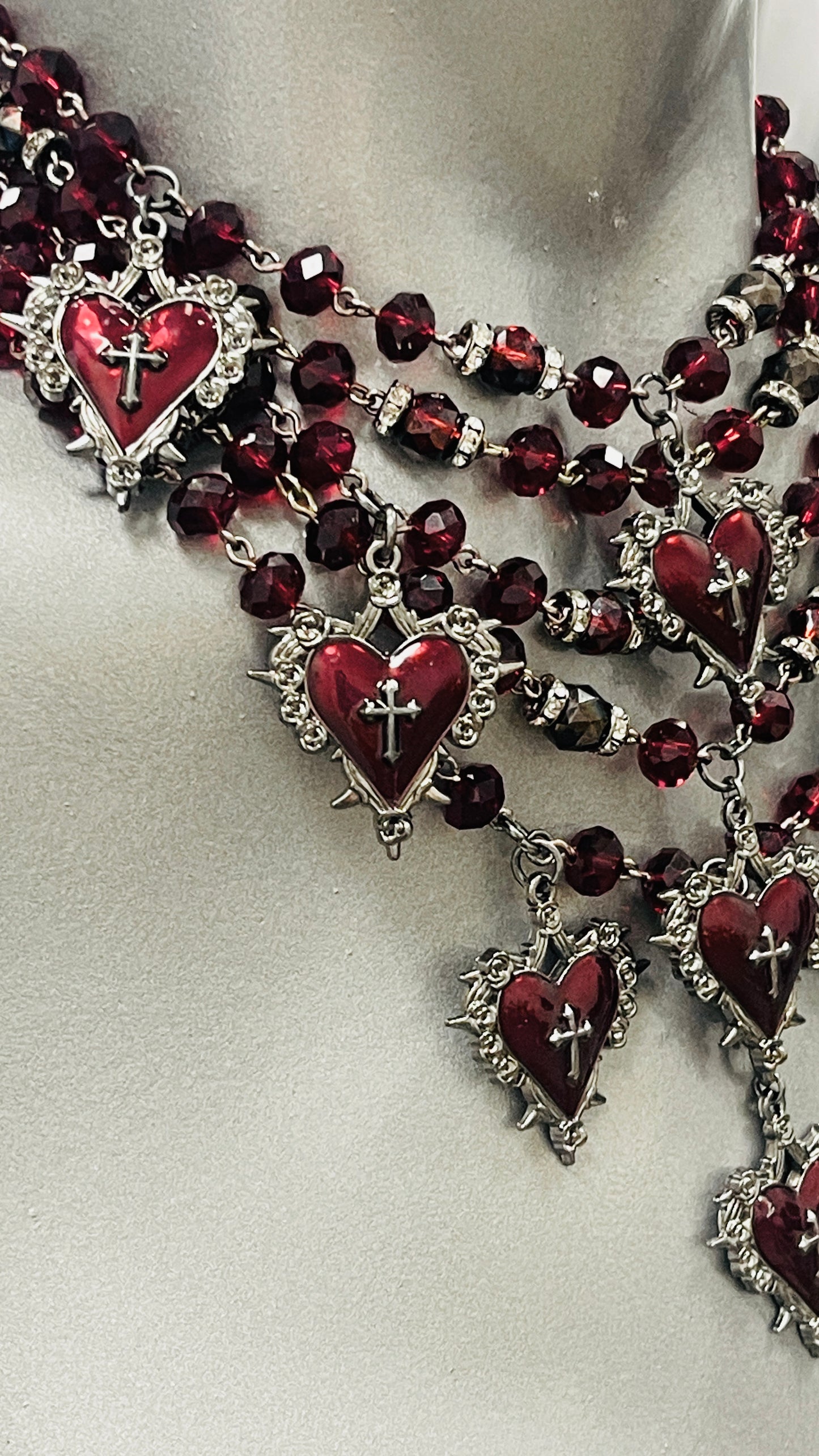 “Dark Romance” 5 Strand Necklace