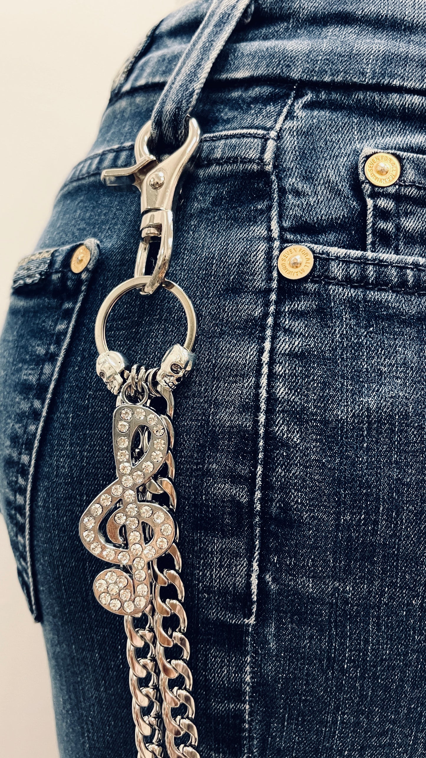 2 Strand Chain Belt Cross & Note