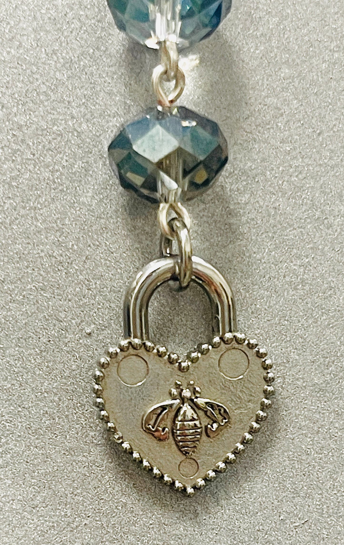 “Papillon Bleu” Crystal Necklace