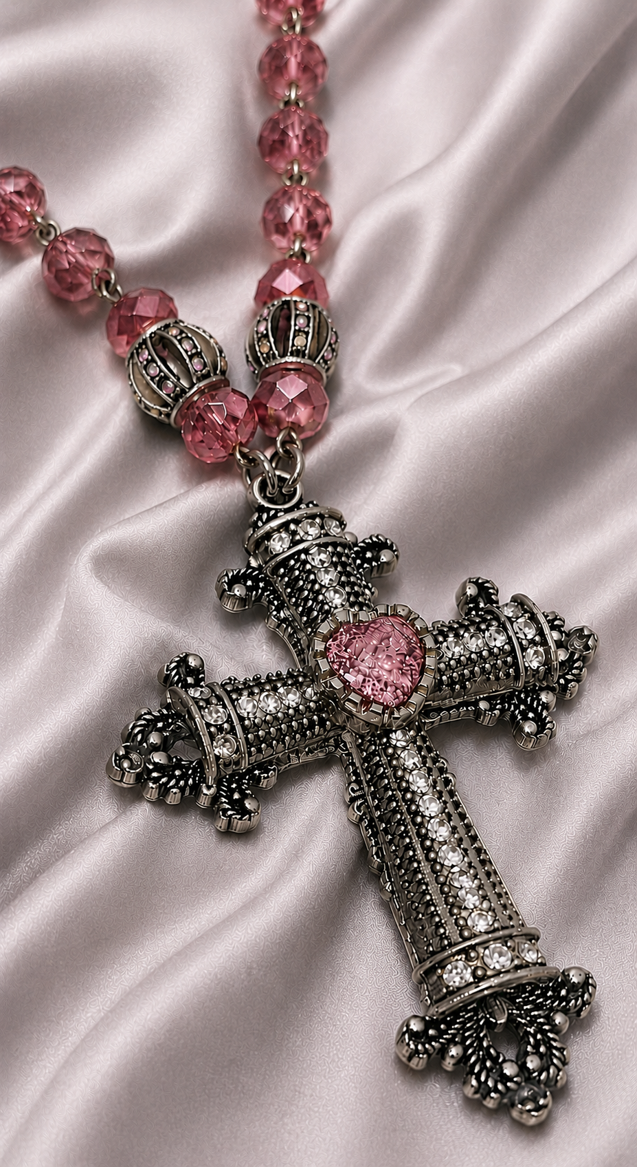 “Pinky Swear” 3DCross Necklace