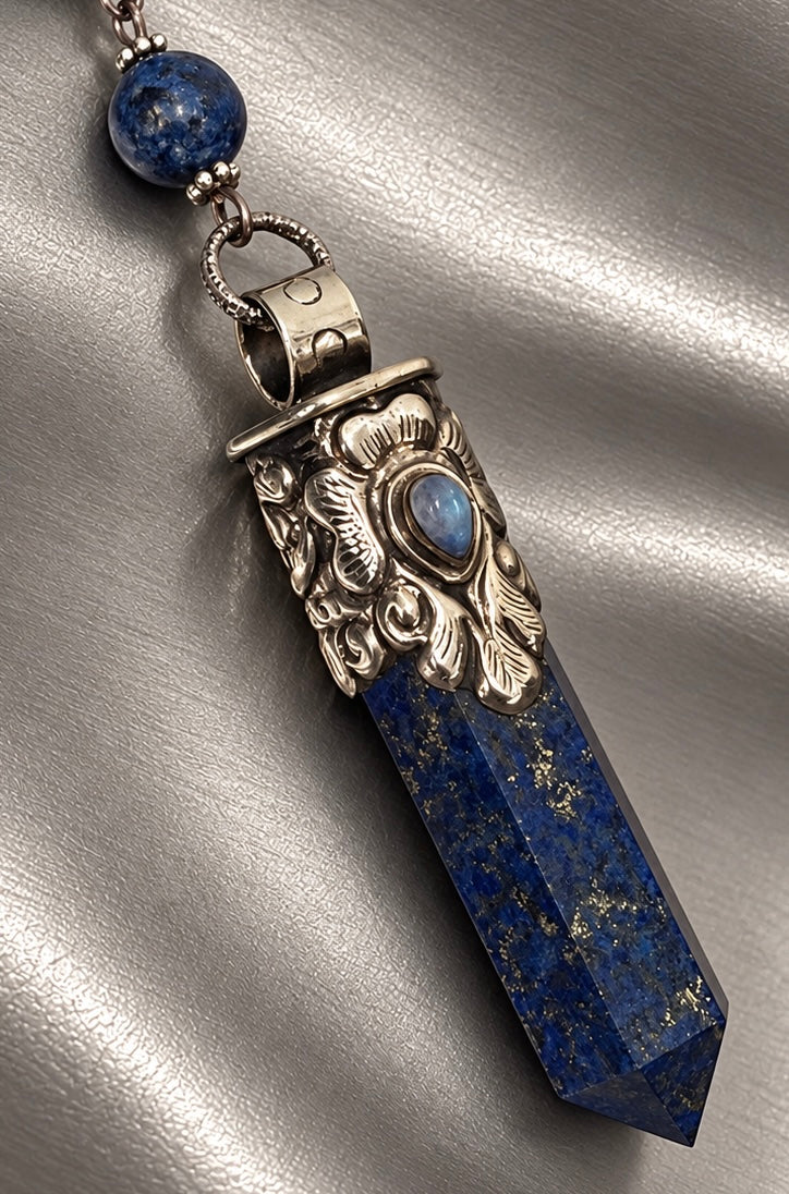 “Divine Intervention” Lapis Rosary