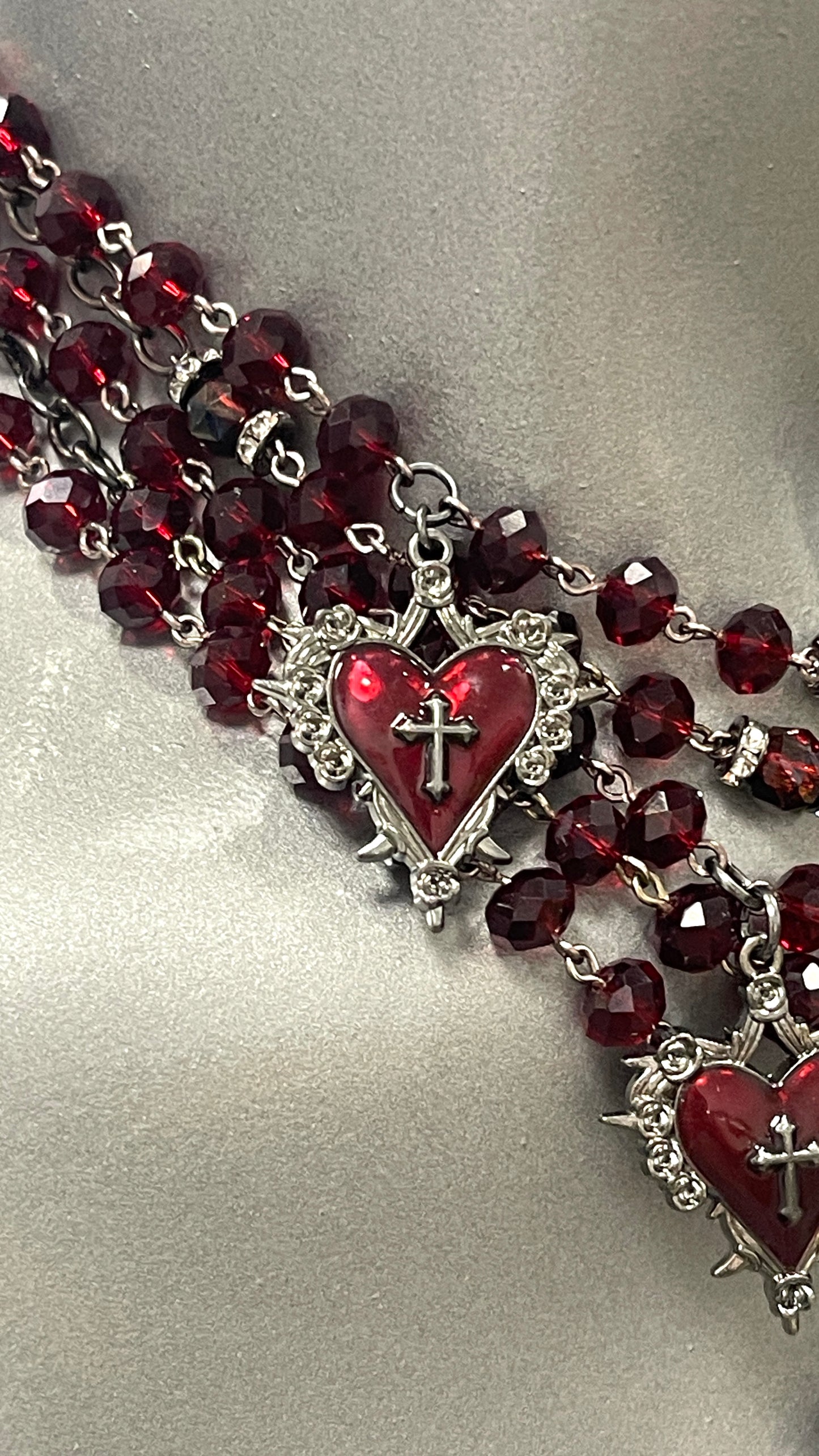 “Dark Romance” 5 Strand Necklace