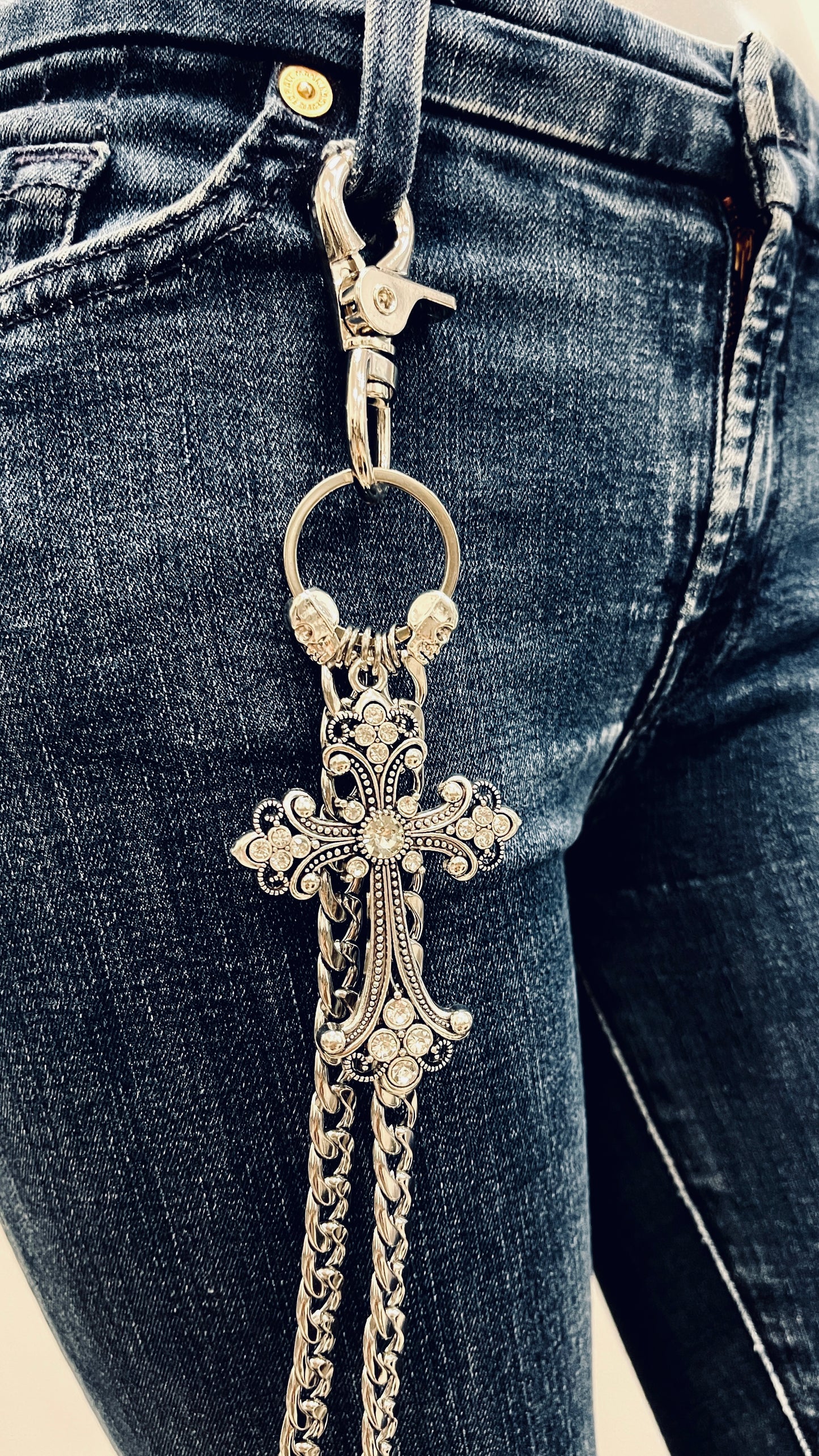 2 Strand Chain Belt Cross & Note