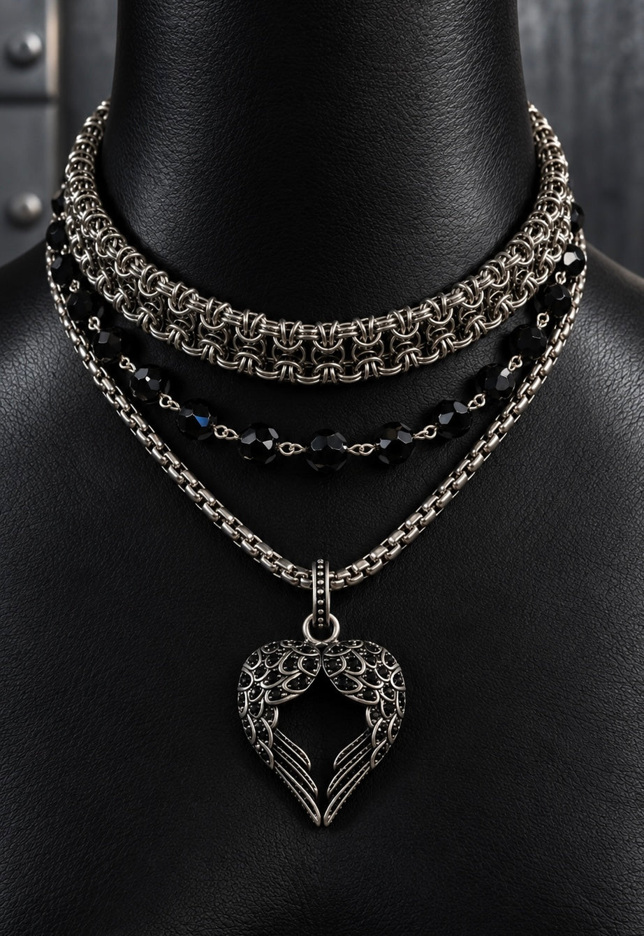 “Holiday Caller & Choker” in Black