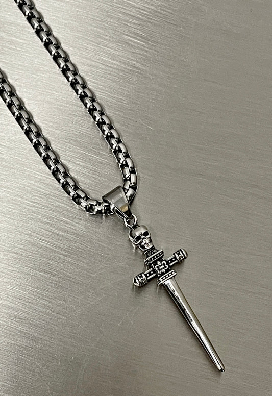 Skull & Sword Necklace