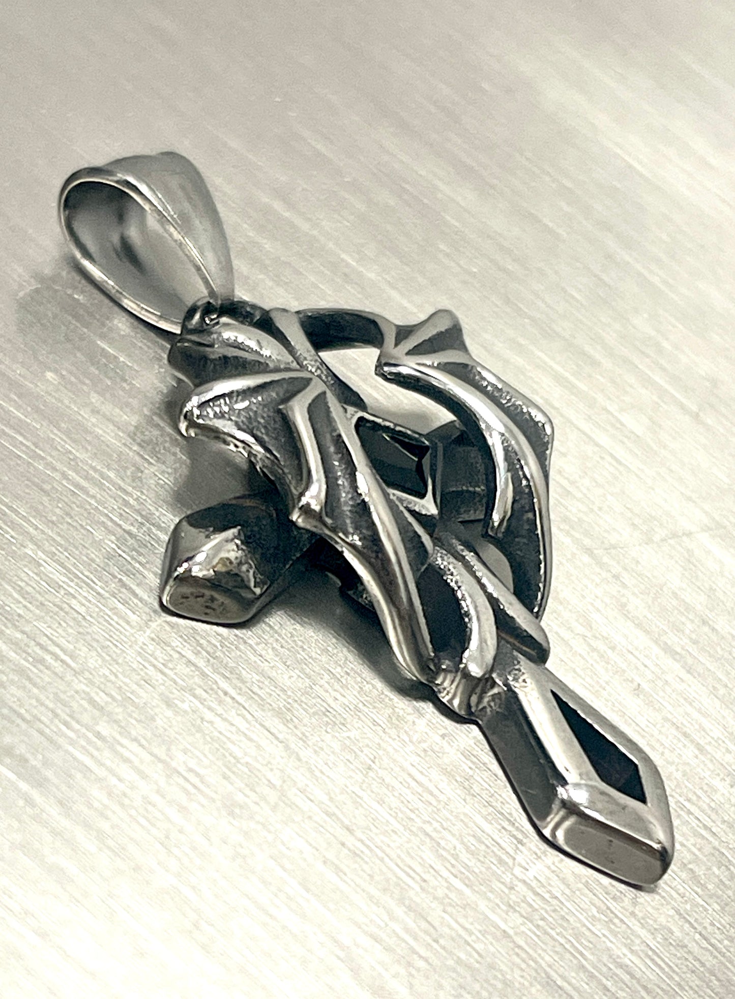 “Demon Wings” Cross
