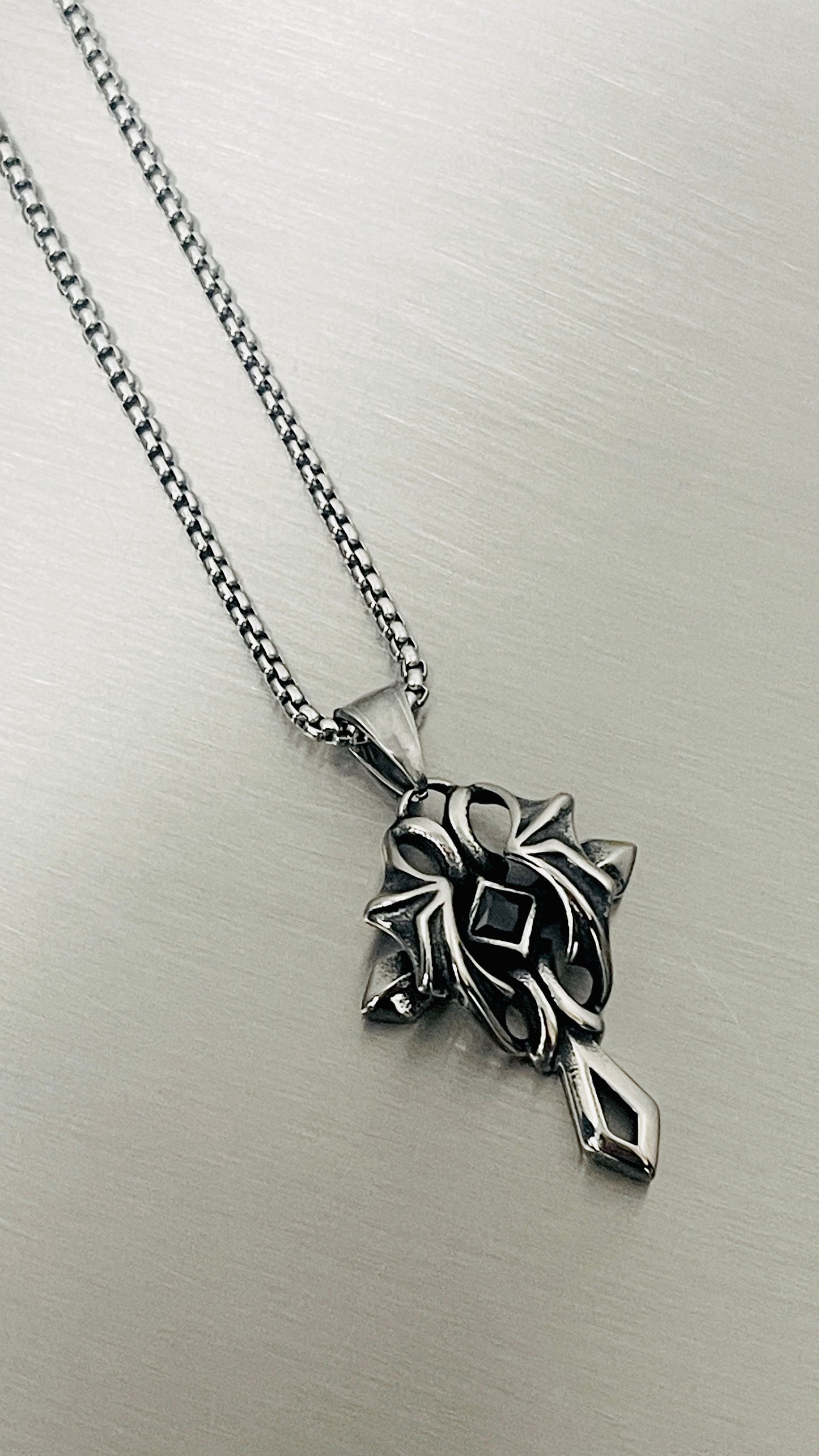“Demon Wings” Cross