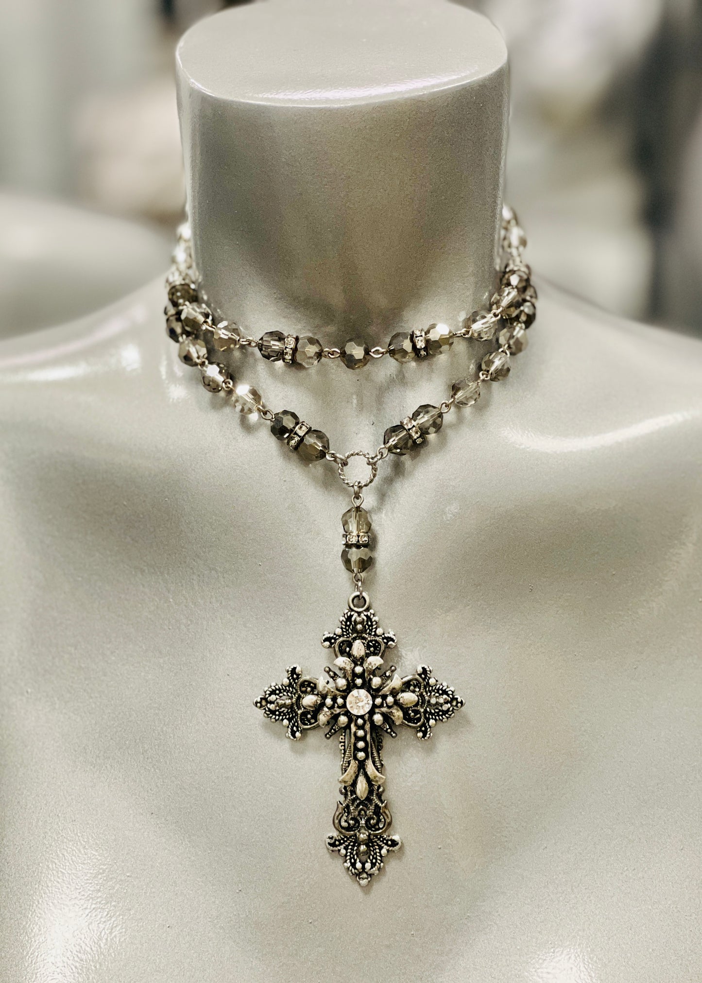 “Devoted” 3DCross Choker