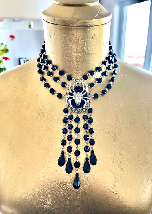 “Sexy Spider” Waterfall Choker