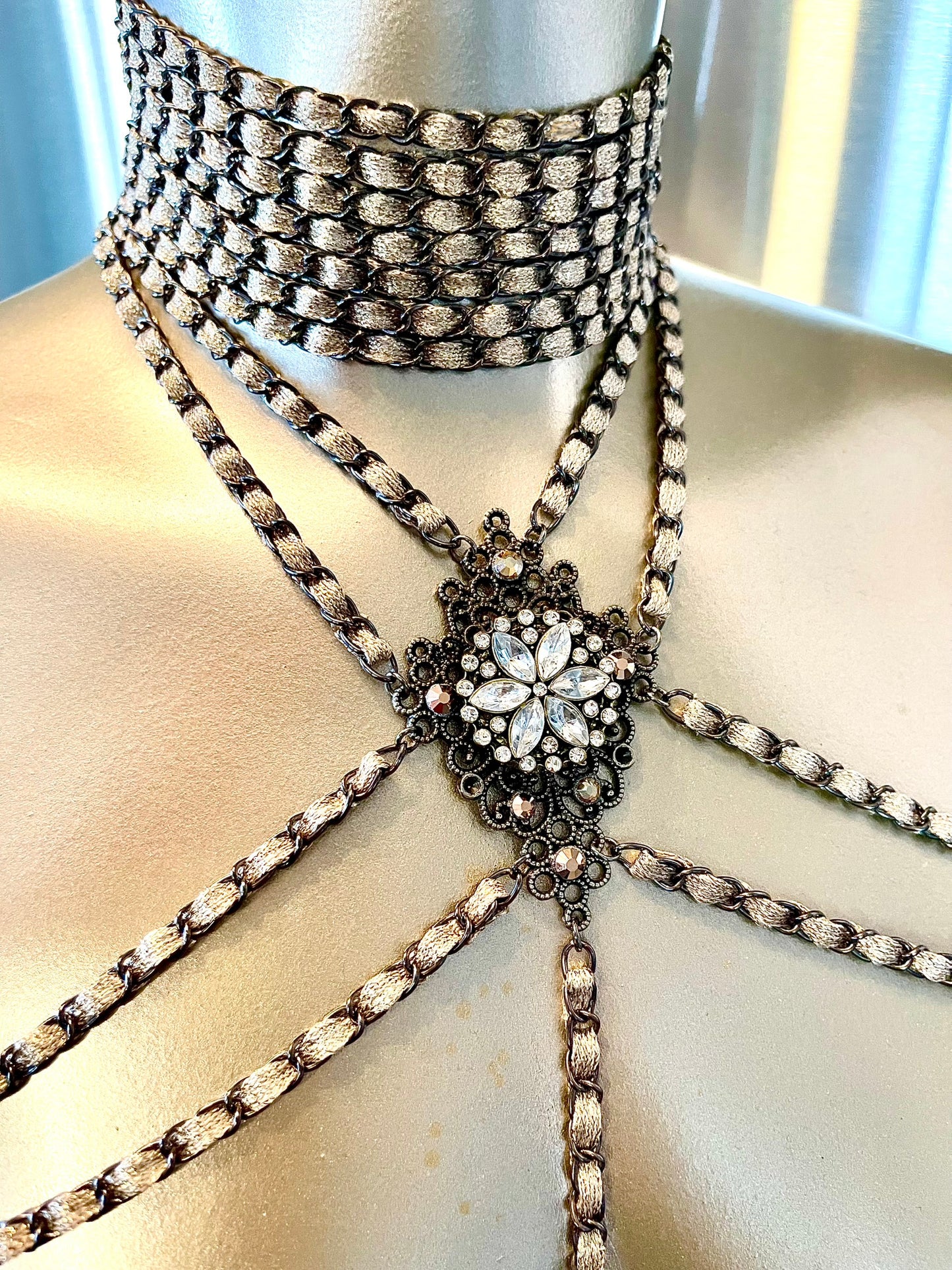 “High Priestess” Harness & Matching Choker
