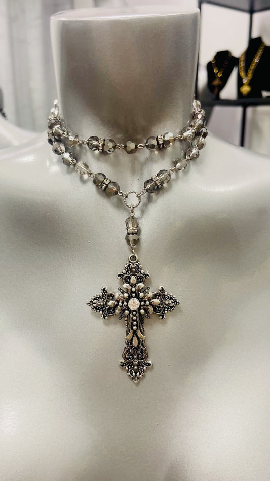 “Devoted” 3DCross Choker